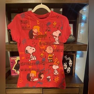 Peanut’s gang musical tee